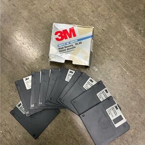 3M High Density Floppy Disks Collection